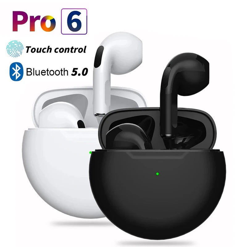 Fone Bluetooth Original Air Pro 6 TWS (sem fio)