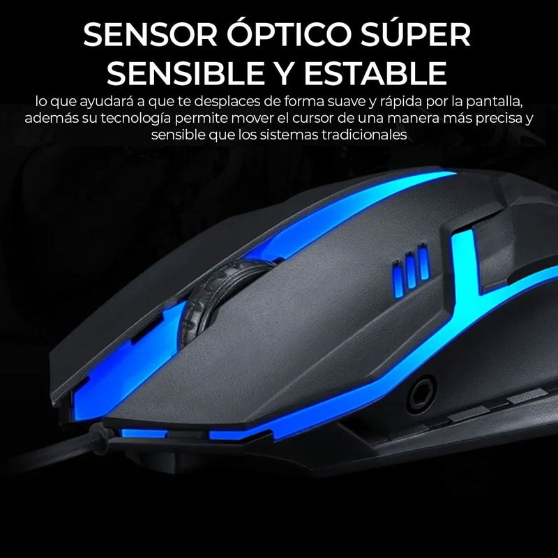 Mouse P/ PC Game M20 Yelandar 3000 Led